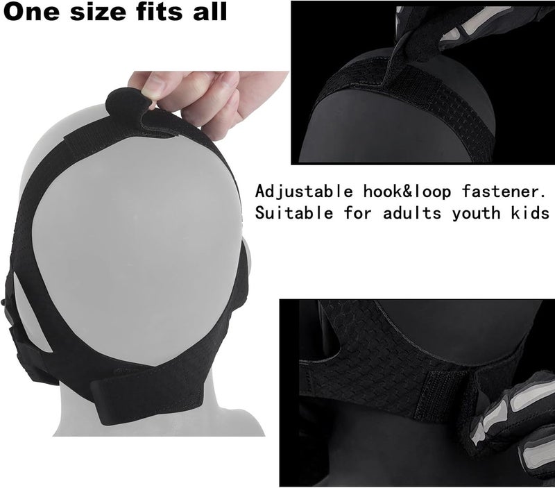 JFFCESTORE Tactical Airsoft Half Face Masks, Rebel Skull Airsoft Half Face Mask Airsoft Protective Masks for Cs War Game Halloween Party - Image 3